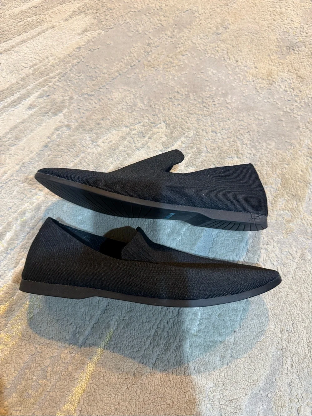 GLYPH Panther black knit Slip On loafers Casual Shoes 12